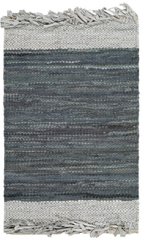 Safavieh Vintage Leather Vtl310A Light Grey / Dark Grey Area Rug