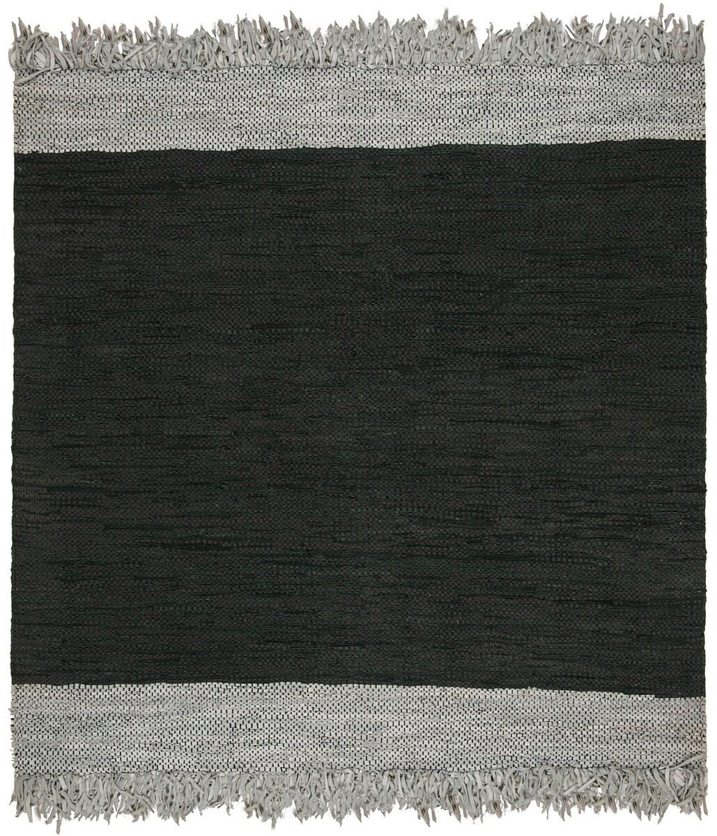 Safavieh Vintage Leather Vtl310E Light Grey / Black Area Rug