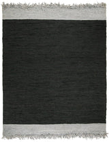 Safavieh Vintage Leather Vtl310E Light Grey / Black Rugs.