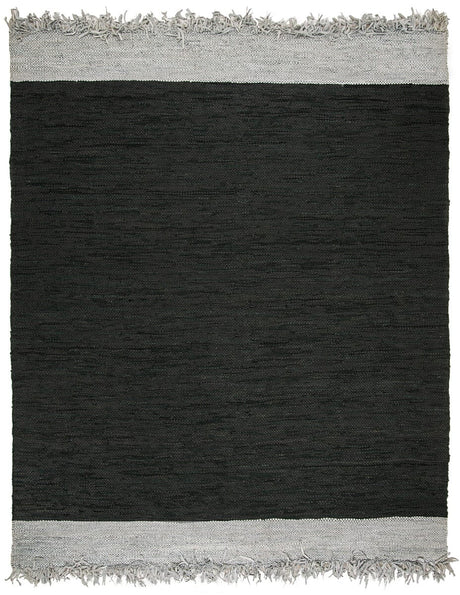 Safavieh Vintage Leather Vtl310E Light Grey / Black Rugs.