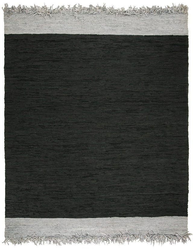 Safavieh Vintage Leather Vtl310E Light Grey / Black Rugs.