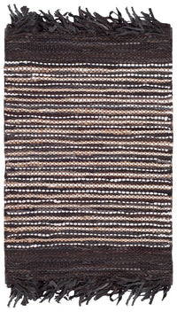 Safavieh Vintage Leather Vtl373C Dark Brown / Multi Area Rug