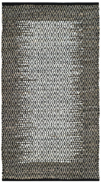 Safavieh Vintage Leather Vtl387A Light Grey / Grey Bordered Area Rug