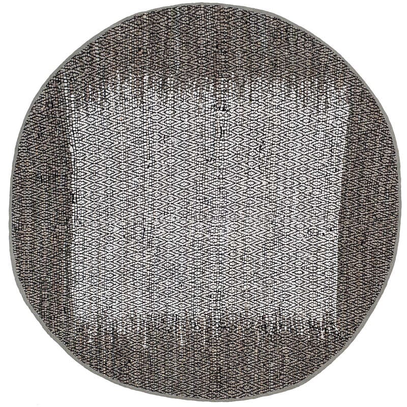 Safavieh Vintage Leather Vtl387A Light Grey / Grey Bordered Area Rug