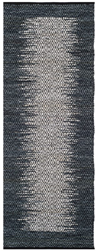 Safavieh Vintage Leather Vtl387B Light Grey / Charcoal Rugs.