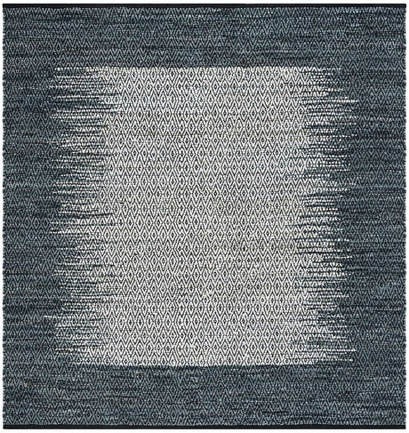 Safavieh Vintage Leather Vtl387B Light Grey / Charcoal Rugs.