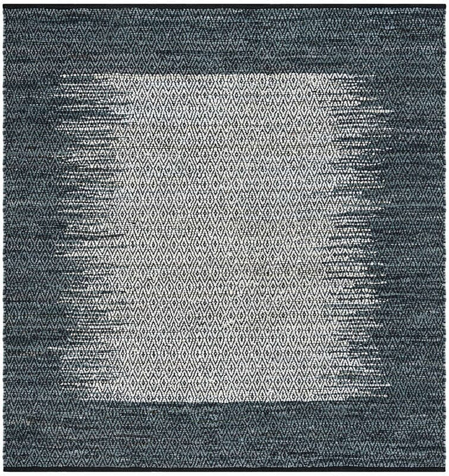 Safavieh Vintage Leather Vtl387B Light Grey / Charcoal Rugs.