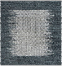 Safavieh Vintage Leather Vtl387B Light Grey / Charcoal Bordered Area Rug