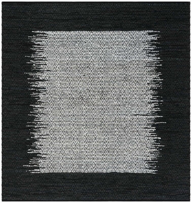 Safavieh Vintage Leather Vtl387C Light Grey / Black Rugs.