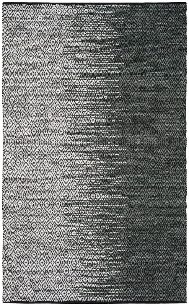 Safavieh Vintage Leather Vtl388B Light Grey / Charcoal Rugs.