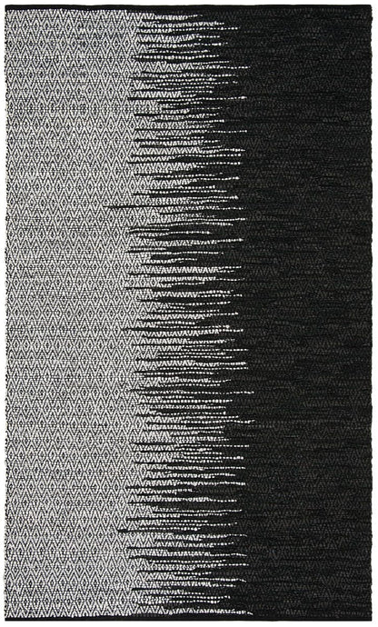 Safavieh Vintage Leather Vtl388C Light Grey / Black Area Rug