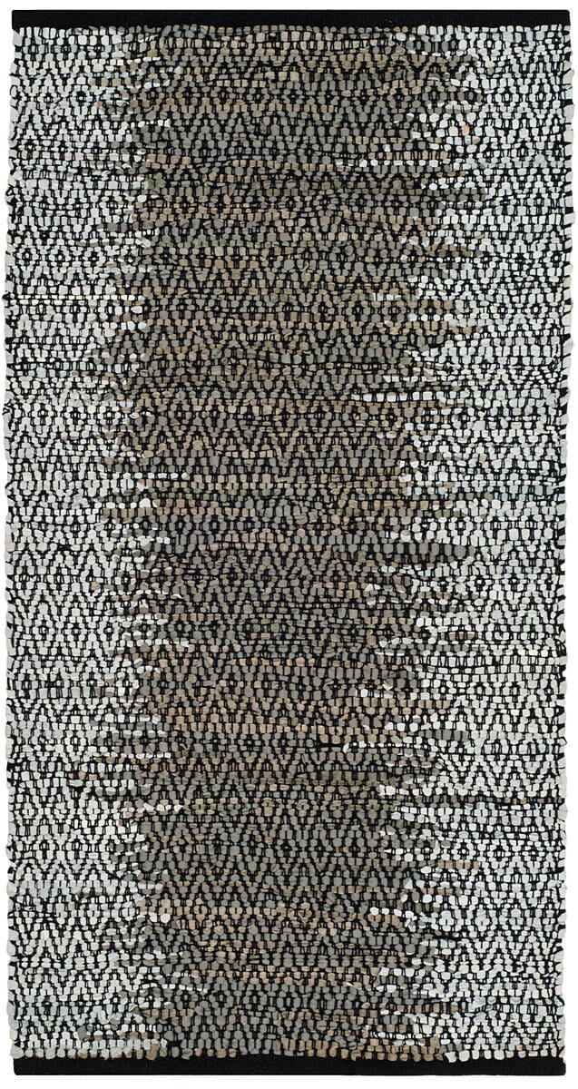 Safavieh Vintage Leather Vtl389A Light Grey / Grey Rugs.