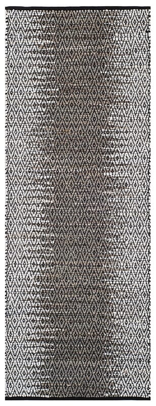 Safavieh Vintage Leather Vtl389A Light Grey / Grey Striped Area Rug