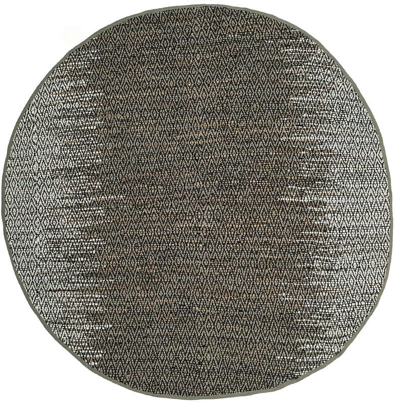 Safavieh Vintage Leather Vtl389A Light Grey / Grey Striped Area Rug