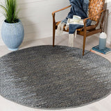 Safavieh Vintage Leather Vtl389A Light Grey / Grey Rugs.