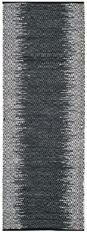 Safavieh Vintage Leather Vtl389B Light Grey / Charcoal Striped Area Rug