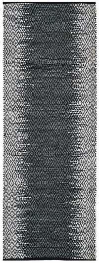 Safavieh Vintage Leather Vtl389B Light Grey / Charcoal Striped Area Rug