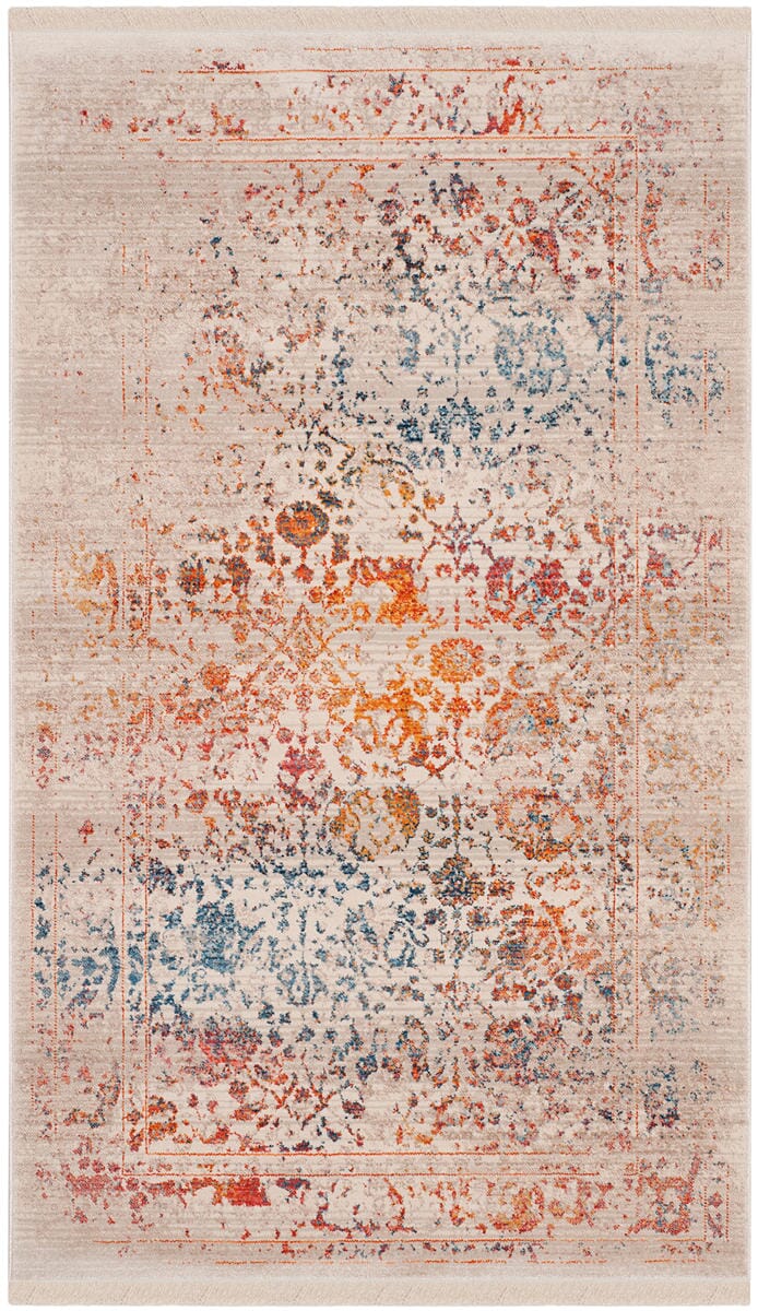 Safavieh Vintage Persian Vtp409C Light Grey / Multi Vintage / Distressed Area Rug