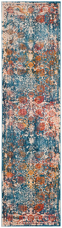 Safavieh Vintage Persian Vtp409K Turquoise / Multi Vintage / Distressed Area Rug