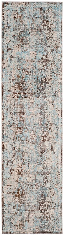 Safavieh Vintage Persian Vtp417T Brown / Light Blue Rugs.