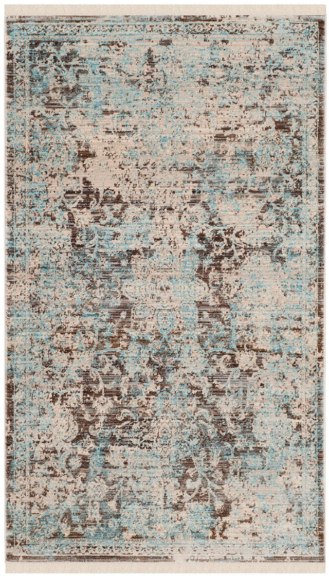 Safavieh Vintage Persian Vtp417T Brown / Light Blue Rugs.