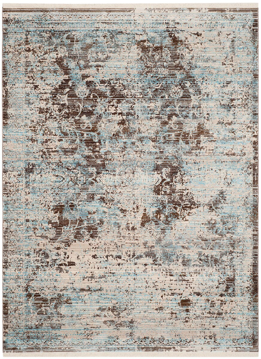 Safavieh Vintage Persian Vtp417T Brown / Light Blue Vintage / Distressed Area Rug