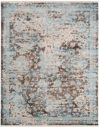 Safavieh Vintage Persian Vtp417T Brown / Light Blue Vintage / Distressed Area Rug