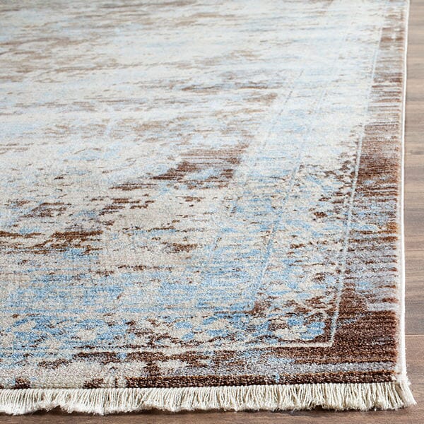 Safavieh Vintage Persian Vtp417T Brown / Light Blue Vintage / Distressed Area Rug