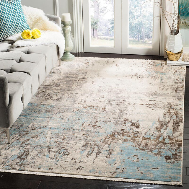 Safavieh Vintage Persian Vtp445F Grey / Blue Rugs.