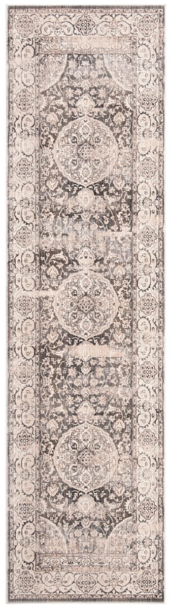 Safavieh Vintage Persian Vtp457H Dark Grey / Ivory Area Rug