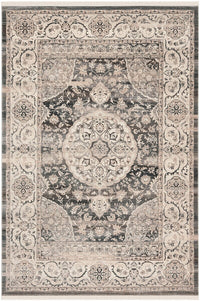 Safavieh Vintage Persian Vtp457H Dark Grey / Ivory Area Rug