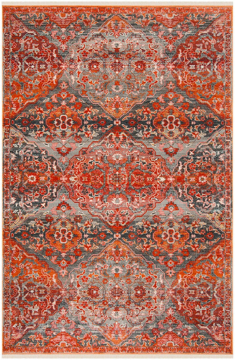 Safavieh Vintage Persian Vtp470J Aqua / Orange Rugs.