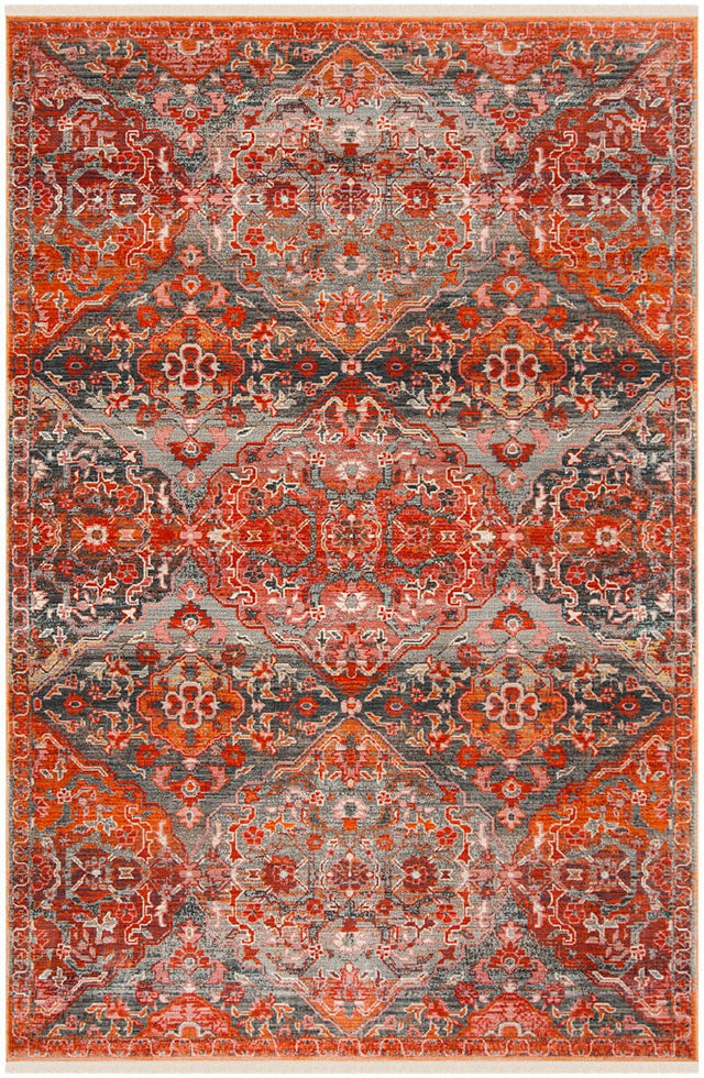 Safavieh Vintage Persian Vtp470J Aqua / Orange Rugs.