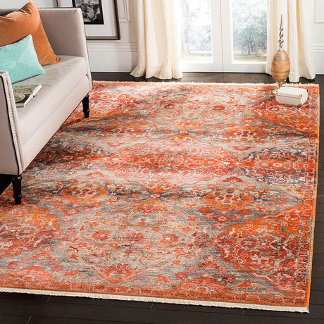 Safavieh Vintage Persian Vtp470J Aqua / Orange Rugs.