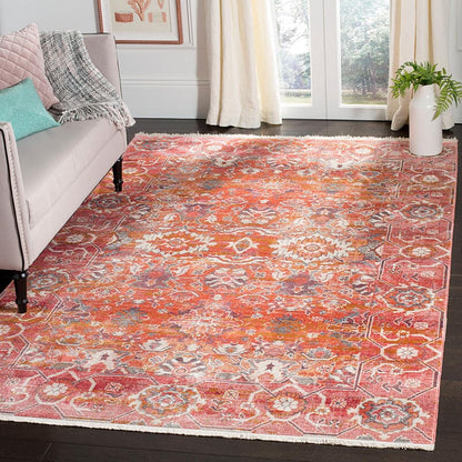 Safavieh Vintage Persian Vtp471Q Red / Orange Area Rug