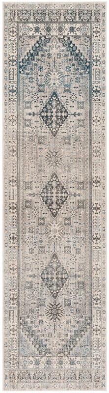 Safavieh Vintage Persian Vtp472F Grey / Blue Vintage / Distressed Area Rug