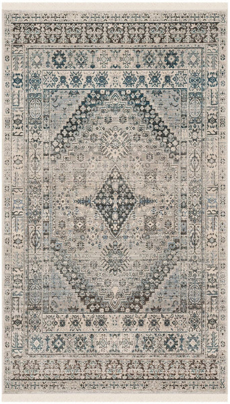 Safavieh Vintage Persian Vtp472F Grey / Blue Rugs.