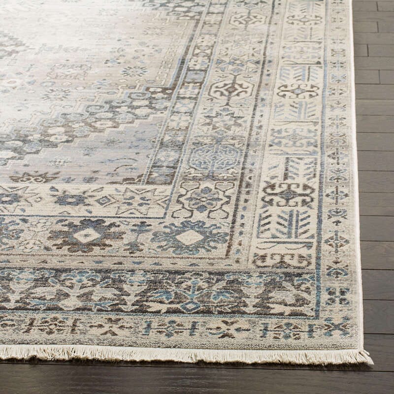 Safavieh Vintage Persian Vtp472F Grey / Blue Vintage / Distressed Area Rug