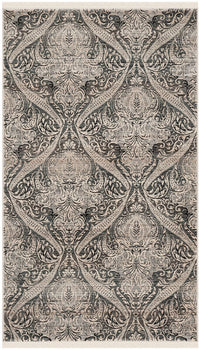 Safavieh Vintage Persian Vtp473F Grey / Charcoal Damask Area Rug