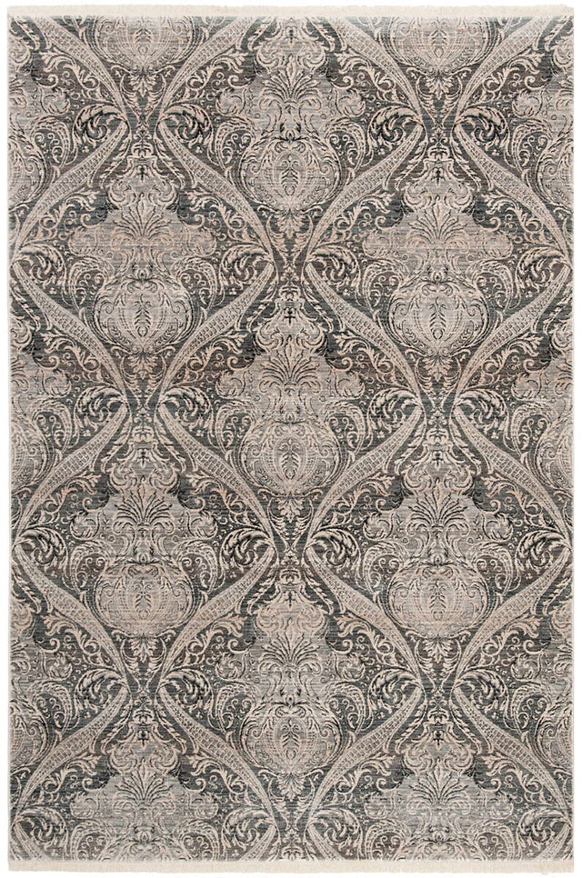 Safavieh Vintage Persian Vtp473F Grey / Charcoal Damask Area Rug