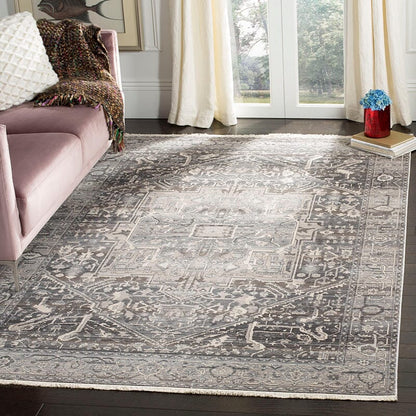 Safavieh Vintage Persian Vtp474F Grey / Charcoal Area Rug