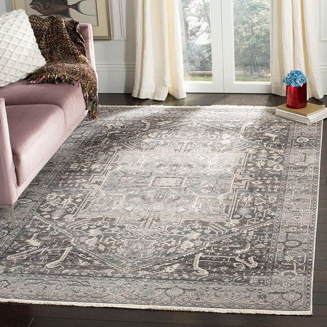 Safavieh Vintage Persian Vtp474F Grey / Charcoal Rugs.