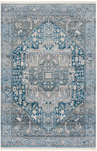 Safavieh Vintage Persian Vtp474H Charcoal / Blue Vintage / Distressed Area Rug