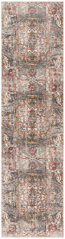 Safavieh Vintage Persian Vtp475H Charcoal / Olive Vintage / Distressed Area Rug