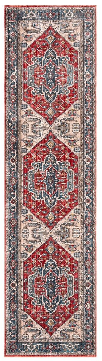 Safavieh Vintage Persian Vtp477Q Red / Blue Rugs.