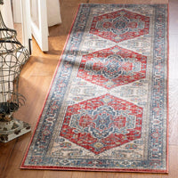 Safavieh Vintage Persian Vtp477Q Red / Blue Area Rug