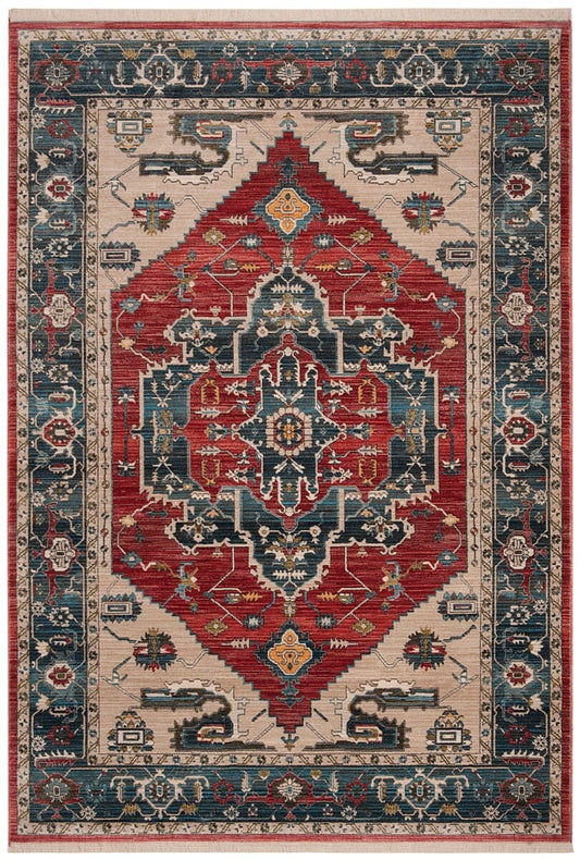 Safavieh Vintage Persian Vtp477Q Red / Blue Area Rug