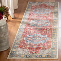 Safavieh Vintage Persian Vtp478Q Red / Blue Area Rug