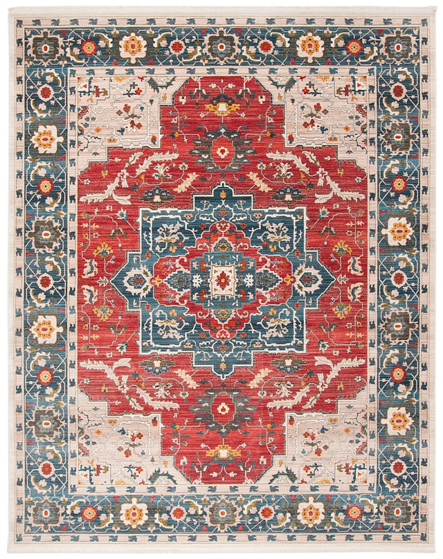 Safavieh Vintage Persian Vtp478Q Red / Blue Rugs.