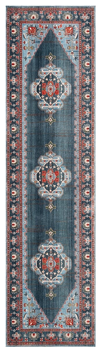 Safavieh Vintage Persian Vtp482M Blue / Light Blue Area Rug